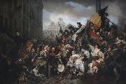 Egide Charles Gustave Wappers Episode of the September Days 1830 France oil painting artist